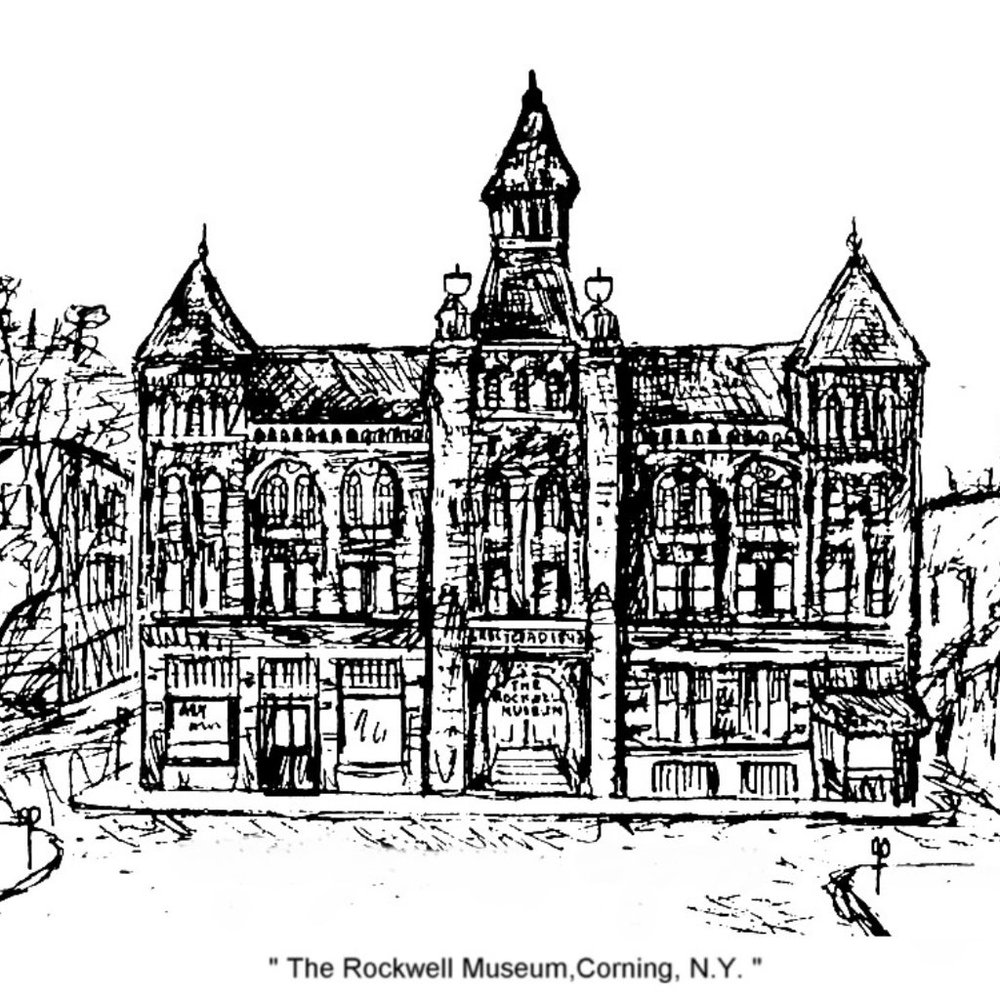 Rockwell Museum by Ave Hurley 4" x 6" + ACEO Collectors Set